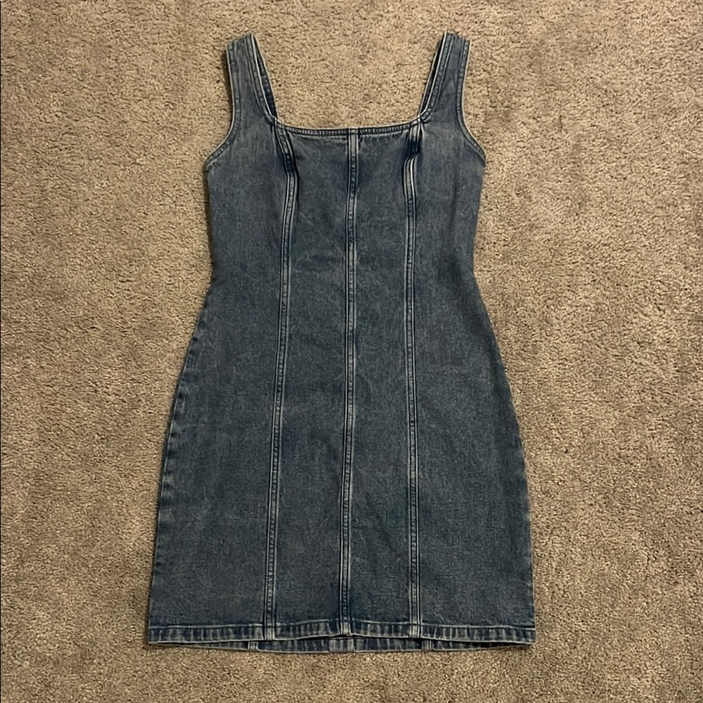 Abercrombie & Fitch Blue Denim Dress